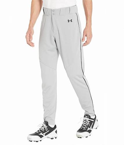 送料無料 アンダーアーマー Under Armour メンズ 男性用 ファッション パンツ ズボン Baseball Pants '22 - Piped - Baseball Gray/Black/Black
