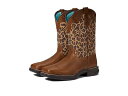 送料無料 アリアト Ariat レディース 女性用 シューズ 靴 ブーツ ウエスタンブーツ Anthem Savanna Western Boot - Tortuga/Leopard Print