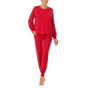  TN`A Sanctuary fB[X p t@bV pW} Q Long Sleeve Popover and Joggers PJ Set - Red Marl