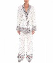 送料無料 バッジリーミシュカ Badgley Mischka レディース 女性用 ファッション ダスター Bon Voyage Boarder Print Kimono - Ivory Multi