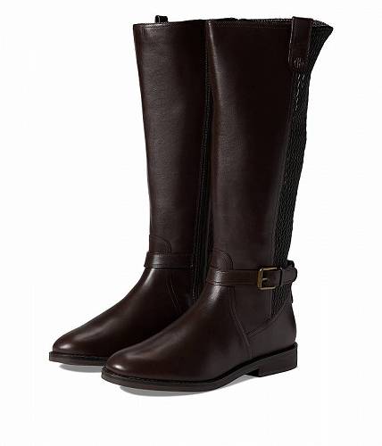 送料無料 コールハーン Cole Haan レディース 女性用 シューズ 靴 ブーツ ロングブーツ Cape Stretch Tall Boot - Dark Chocolate Leather