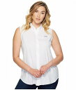  RrA Columbia fB[X p t@bV {^Vc Plus Size Tamiami Sleeveless Shirt - White