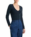 送料無料 ヴィンス Vince レディース 女性用 ファッション Tシャツ Cozy Long Sleeve V-Neck - Heather Deep Ocean(4)