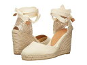 送料無料 CASTANER レディース 女性用 シューズ 靴 ヒール Carina 80 Wedge Espadrille - Ivory