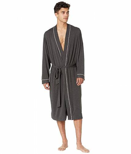 こちらの商品は エバージェイ Eberjey メンズ 男性用 ファッション パジャマ 寝巻き バスローブ William Robe - Charcoal Heather/Ivory です。 注文後のサイズ変更・キャンセルは出来ませんので、十分なご検討の上でのご注文をお願いいたします。 ※靴など、オリジナルの箱が無い場合がございます。ご確認が必要な場合にはご購入前にお問い合せください。 ※画面の表示と実物では多少色具合が異なって見える場合もございます。 ※アメリカ商品の為、稀にスクラッチなどがある場合がございます。使用に問題のない程度のものは不良品とは扱いませんのでご了承下さい。 ━ カタログ（英語）より抜粋 ━ Lightweight and comfortable the Eberjey(R) William Robe is the perfect addition to your closet. Featuring a wrap closure with a waist tie, long sleeves and a detail trim. Straight hemline design. 95% modal, 5% spandex. Hand wash, dry flat. ※掲載の寸法や重さはサイズ「MD」を計測したものです. サイズにより異なりますので、あくまで参考値として参照ください. 実寸（参考値）： Length: 約 129.54 cm