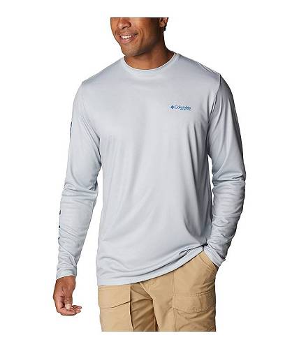 送料無料 コロンビア Columbia メンズ 男性用 ファッション Tシャツ Terminal Tackle PFG(TM) Carey Chen Long Sleeve - Cool Grey/Vivid Blue Intruder