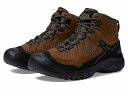送料無料 キーン Keen メンズ 男性用 シューズ 靴 ブーツ ハイキング トレッキング Targhee IV Mid WP - Bison/Black