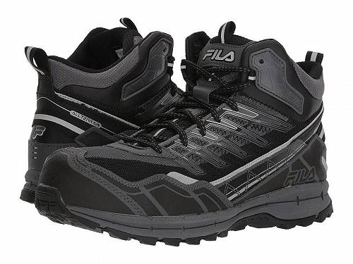 送料無料 フィラ Fila メンズ 男性用 シューズ 靴 スニーカー 運動靴 Hail Storm 3 Mid Composite Toe Trail - Castlerock/Black/Metallic Silver