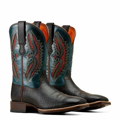 送料無料 アリアト Ariat メンズ 男性用 シューズ 靴 ブーツ ウエスタンブーツ Rowder VentTek 360° Western Boots - Black
