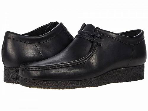 送料無料 クラークス Clarks メンズ 男性用 シューズ 靴 オックスフォード 紳士靴 通勤靴 Wallabee - Black Leather 1