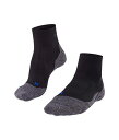  t@P Falke t@bV \bNX C TK2 Short Cool Comfort Trekking Socks - Black