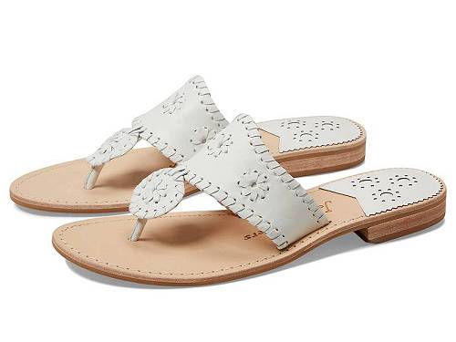 ジャックロジャース サンダル レディース 送料無料 ジャックロジャース Jack Rogers レディース 女性用 シューズ 靴 サンダル Jacks Flat Sandal - White/White