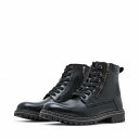 送料無料 スティーブマデン Steve Madden メンズ 男性用 シューズ 靴 ブーツ レースアップ 編み上げ Rydder - Black