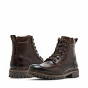 送料無料 スティーブマデン Steve Madden メンズ 男性用 シューズ 靴 ブーツ レースアップ 編み上げ Rydder - Brown