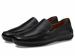 送料無料 ジョーンストンアンドマーフィー Johnston &amp; Murphy メンズ 男性用 シューズ 靴 ローファー Cort Moc Venetian - Black Full Grain