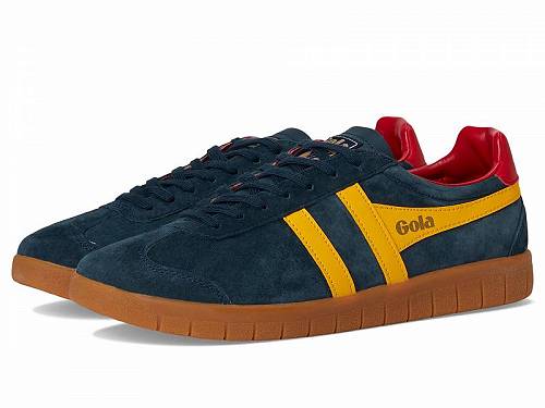 送料無料 ゴラ Gola メンズ 男性用 シューズ 靴 スニーカー 運動靴 Hurricane Suede - Navy/Sun/Red/Gum