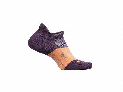  t[`AY Feetures t@bV \bNX C Merino 10 Max Cushion No Show Tab - Spicy Plum