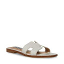 スティーブマデン 送料無料 スティーブマデン Steve Madden レディース 女性用 シューズ 靴 サンダル Hadyn Sandal - White Leather