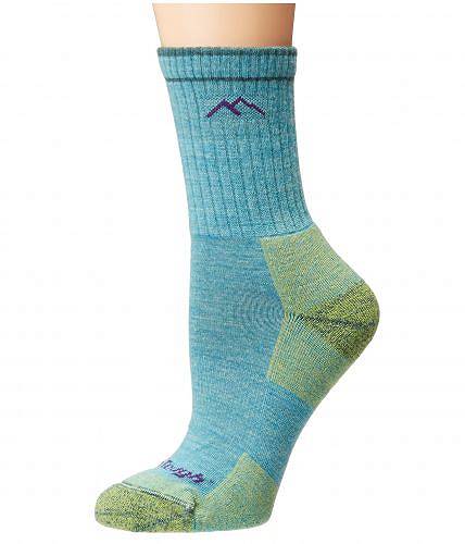 送料無料 ダーンタフバーモント Darn Tough Vermont レディース 女性用 ファッション ソックス 靴下 Merino Wool Micro Crew Socks Cushion - Aqua Heather