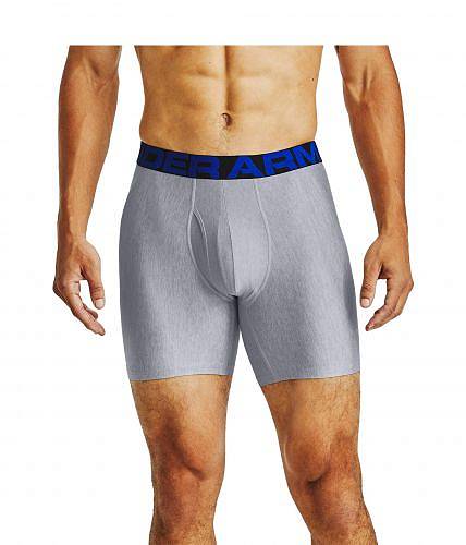 送料無料 アンダーアーマー Under Armour メンズ 男性用 ファッション 下着 Tech 6" Boxerjock(R) 2-Pack - Academy/Mod Gray Light Heather