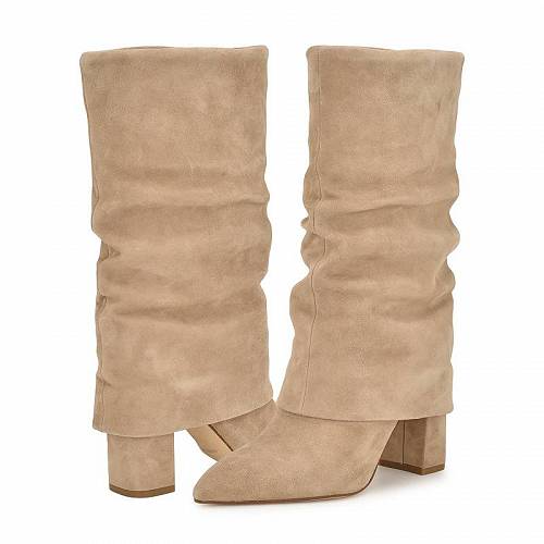 送料無料 ナインウエスト Nine West レディース 女性用 シューズ 靴 ブーツ ミッドカフ Francis - Light Natural Suede