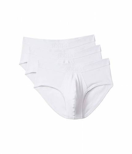 送料無料 ツーバイスト 2(X)IST メンズ 男性用 ファッション 下着 3-Pack Pima Cotton Contour Pouch Brief - White