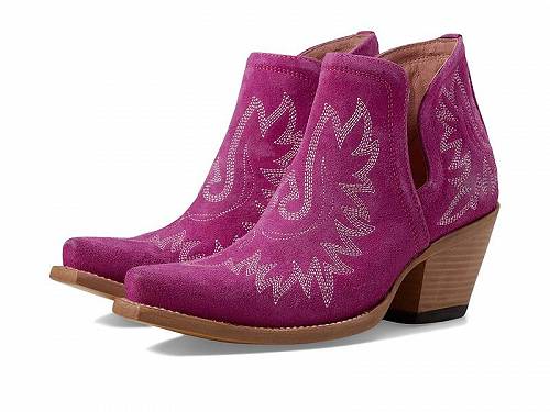 送料無料 アリアト Ariat レディース 女性用 シューズ 靴 ブーツ アンクル ショートブーツ Dixon Western Boots - Haute Pink Suede