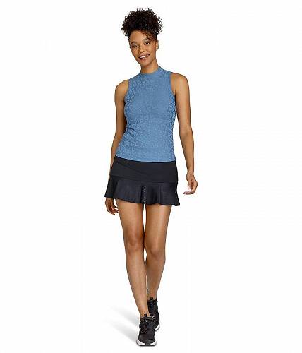 送料無料 テールアクティブウエア Tail Activewear レディース 女性用 ファッション アクティブシャツ Everdeen Mock Sleeveless Tennis Top - Copen Blue
