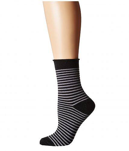  vbV Plush fB[X p t@bV \bNX C Thin Rolled Fleece Socks - Charcoal Stripe