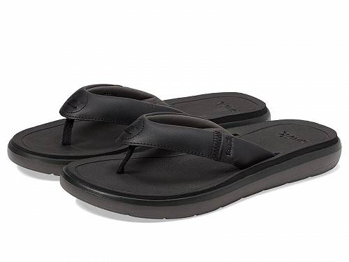 こちらの商品は サヌーク Sanuk メンズ 男性用 シューズ 靴 サンダル Rippah SL - Black です。 注文後のサイズ変更・キャンセルは出来ませんので、十分なご検討の上でのご注文をお願いいたします。 ※靴など、オリジナルの箱が無い場合がございます。ご確認が必要な場合にはご購入前にお問い合せください。 ※画面の表示と実物では多少色具合が異なって見える場合もございます。 ※アメリカ商品の為、稀にスクラッチなどがある場合がございます。使用に問題のない程度のものは不良品とは扱いませんのでご了承下さい。 ━ カタログ（英語）より抜粋 ━ Verified vegan construction. The primary materials that compose this product contain a minimum of 20 percent recycled content. Experience unmatched comfort wearing the Sanuk(R) Rippah SL. These flip flops are crafted from water friendly synthetic leather upper to ensure longevity. This pair od sandals has a soft microfiber lining for a comfortable and luxurious feel against the skin. Molded water friendly footbed featuring recycled EVA. Slip-on style. Brand detailing on the footbed. Lightweight SugarLite outsole. ■サイズの幅(オプション)について Slim &lt; Narrow &lt; Medium &lt; Wide &lt; Extra Wide S &lt; N &lt; M &lt; W A &lt; B &lt; C &lt; D &lt; E &lt; EE(2E) &lt; EEE(3E) ※足幅は左に行くほど狭く、右に行くほど広くなります ※標準はMedium、M、D(またはC)となります ※メーカー毎に表記が異なる場合もございます