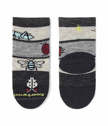 送料無料 Smartwool Kids キッズ 子供用 ファッション 子供服 ソックス 靴下 Hike Full Cushion Garden Bugs Pattern Crew Socks (Toddler/Little Kid/Big Kid) - Charcoal