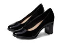 送料無料 クラークス Clarks レディース 女性用 シューズ 靴 ヒール Bayla Skip - Black Patent Synthetic(4)