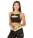  UFC UFC fB[X p t@bV  uW[ Layered Sports Bra - Black/Yellow