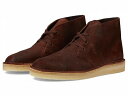 送料無料 クラークス Clarks メンズ 男性用 シューズ 靴 ブーツ チャッカブーツ Desert Coal - British Tan Suede