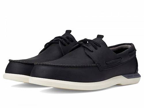 送料無料 スペリー Sperry メンズ 男性用 シューズ 靴 ボートシューズ A/O Plushwave 2.0 - Black