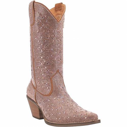 送料無料 ディンゴ Dingo レディース 女性用 シューズ 靴 ブーツ ウエスタンブーツ Silver Dollar Leather Boot - Rose Gold
