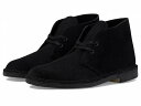 送料無料 クラークス Clarks メンズ 男性用 シューズ 靴 ブーツ チャッカブーツ Desert Boot - Black Suede 1