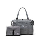 送料無料 ハーシェルサプライ Herschel Supply Co. Kids バッグ 鞄 ママバッグ Strand Duffel Diaper Bag - Raven Crosshatch