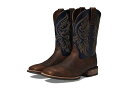 送料無料 アリアト Ariat メンズ 男性用 シューズ 靴 ブーツ ウエスタンブーツ Slingshot Western Boots - Rowdy Rust/Dark Denim