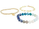  fB[o[N[ Dee Berkley fB[X p WG[ i uXbg Blue Ombre Gemstone Bracelet Stack - Blue
