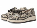 送料無料 クラークス Clarks レディース 女性用 シューズ 靴 ローファー ボートシューズ Zylah May - Snake Print Synthetic