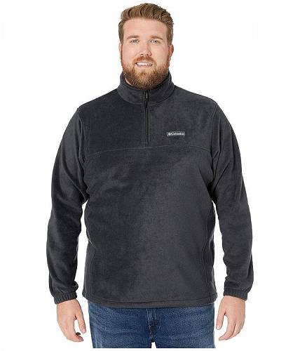 送料無料 コロンビア Columbia メンズ 男性用 ファッション アウター ジャケット コート ジャケット Big & Tall Steens Mountain(TM) 1/2 Zip - Black