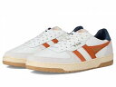 送料無料 ゴラ Gola メンズ 男性用 シューズ 靴 スニーカー 運動靴 Hawk - White/Moody Orange/Navy/Light Grey