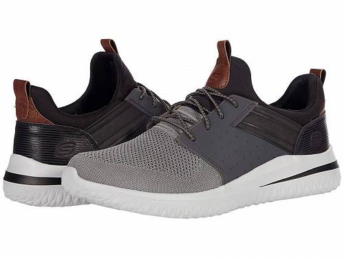 送料無料 スケッチャーズ SKECHERS メンズ 男性用 シューズ 靴 スニーカー 運動靴 Delson 3.0 - Cicada - Gray/Black