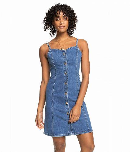 送料無料 ロキシー Roxy レディース 女性用 ファッション ドレス Some Dance Denim Dress - Medium Blue