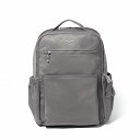  obK[j Baggallini fB[X p obO  obNpbN bN Tribeca Expandable Laptop Backpack - Steel Grey Twill