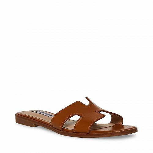 こちらの商品は スティーブマデン Steve Madden レディース 女性用 シューズ 靴 サンダル Hadyn Sandal - Cognac Leather です。 注文後のサイズ変更・キャンセルは出来ませんので、十分なご検討の上でのご注文をお願いいたします。 ※靴など、オリジナルの箱が無い場合がございます。ご確認が必要な場合にはご購入前にお問い合せください。 ※画面の表示と実物では多少色具合が異なって見える場合もございます。 ※アメリカ商品の為、稀にスクラッチなどがある場合がございます。使用に問題のない程度のものは不良品とは扱いませんのでご了承下さい。 ━ カタログ（英語）より抜粋 ━ Graced with a trend-setting design, the Steve Madden(R) Hadyn Sandal will amp up your every look in no time. Synthetic lining with a cushioned footbed. Easy slip-on style. Open square toe silhouette. Cutout details on the upper. Brand name embossed on the footbed. Low heel design. Durable synthetic outsole. ※掲載の寸法や重さはサイズ「7, width M」を計測したものです. サイズにより異なりますので、あくまで参考値として参照ください. 靴の重さは片側のみのものとなります. 実寸（参考値）： Heel Height: 約 1.91 cm ■サイズの幅(オプション)について Slim &lt; Narrow &lt; Medium &lt; Wide &lt; Extra Wide S &lt; N &lt; M &lt; W A &lt; B &lt; C &lt; D &lt; E &lt; EE(2E) &lt; EEE(3E) ※足幅は左に行くほど狭く、右に行くほど広くなります ※標準はMedium、M、D(またはC)となります ※メーカー毎に表記が異なる場合もございます