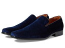 送料無料 フローシャイム Florsheim メンズ 男性用 シューズ 靴 オックスフォード 紳士靴 通勤靴 Postino Plain Toe Velvet Slip-On - Navy