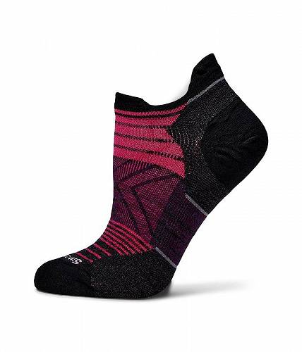 楽天グッズ×グッズ送料無料 スマートウール Smartwool レディース 女性用 ファッション ソックス 靴下 Run Zero Cushion Stripe Low Ankle - Power Pink