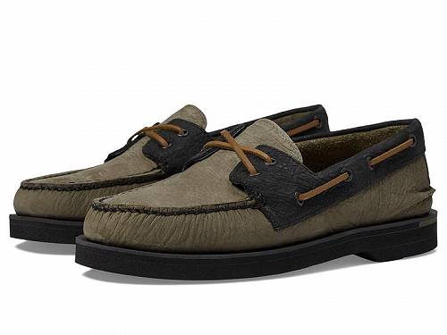  Xy[ Sperry Y jp V[Y C {[gV[Y Authentic Original Double Sole Cross Lace - Olive